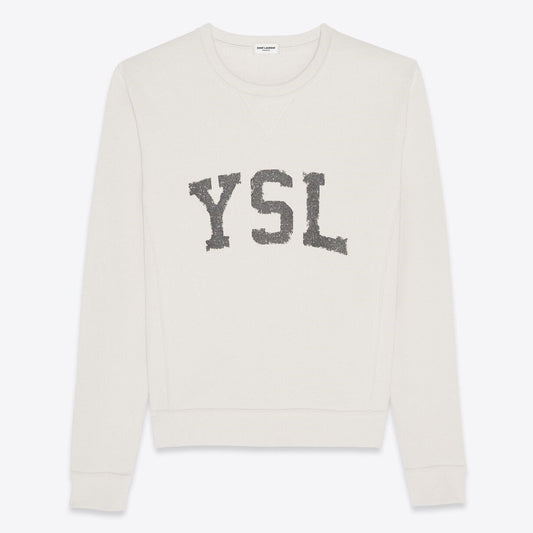 SAINT LAURENT YSL CASSANDRE LOGO SWEATSHIRT