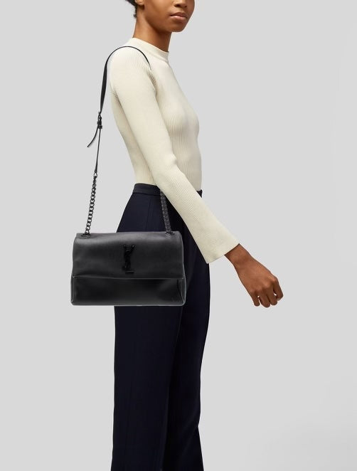 YSL GRAIN DE POUDRE MEDIUM WEST HOLLYWOOD MONOGRAM BAG