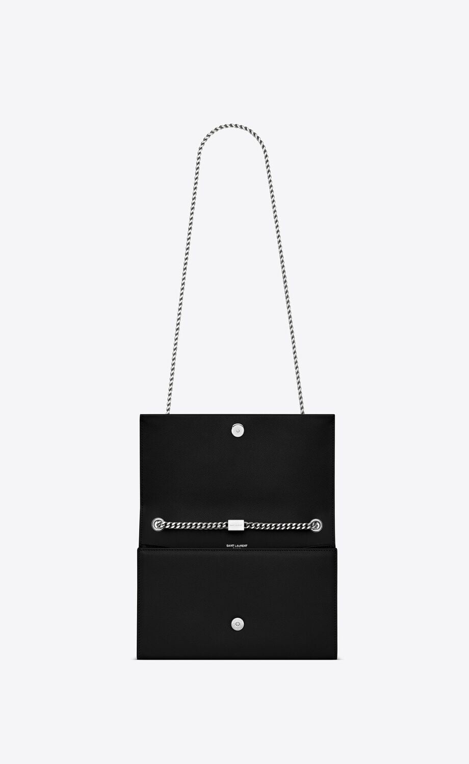 YSL KATE MEDIUM CHAIN BAG WITH TASSEL IN GRAIN DE POUDRE EMBOSSED LEATHER
