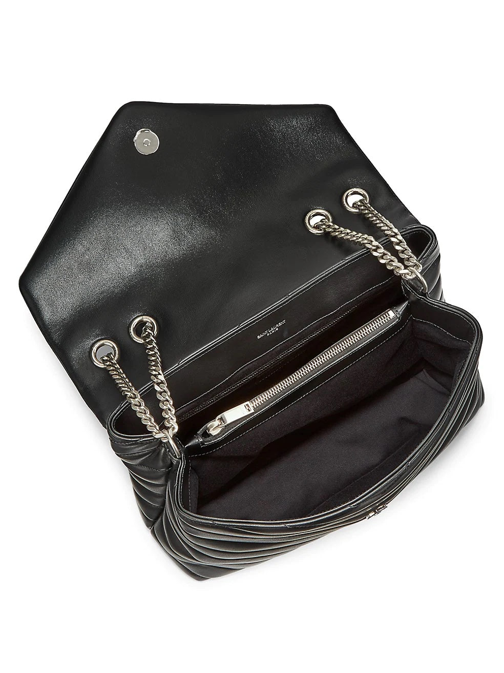 YSL MEDIUM LOULOU MATELASSE LEATHER SHOULDER BAG
