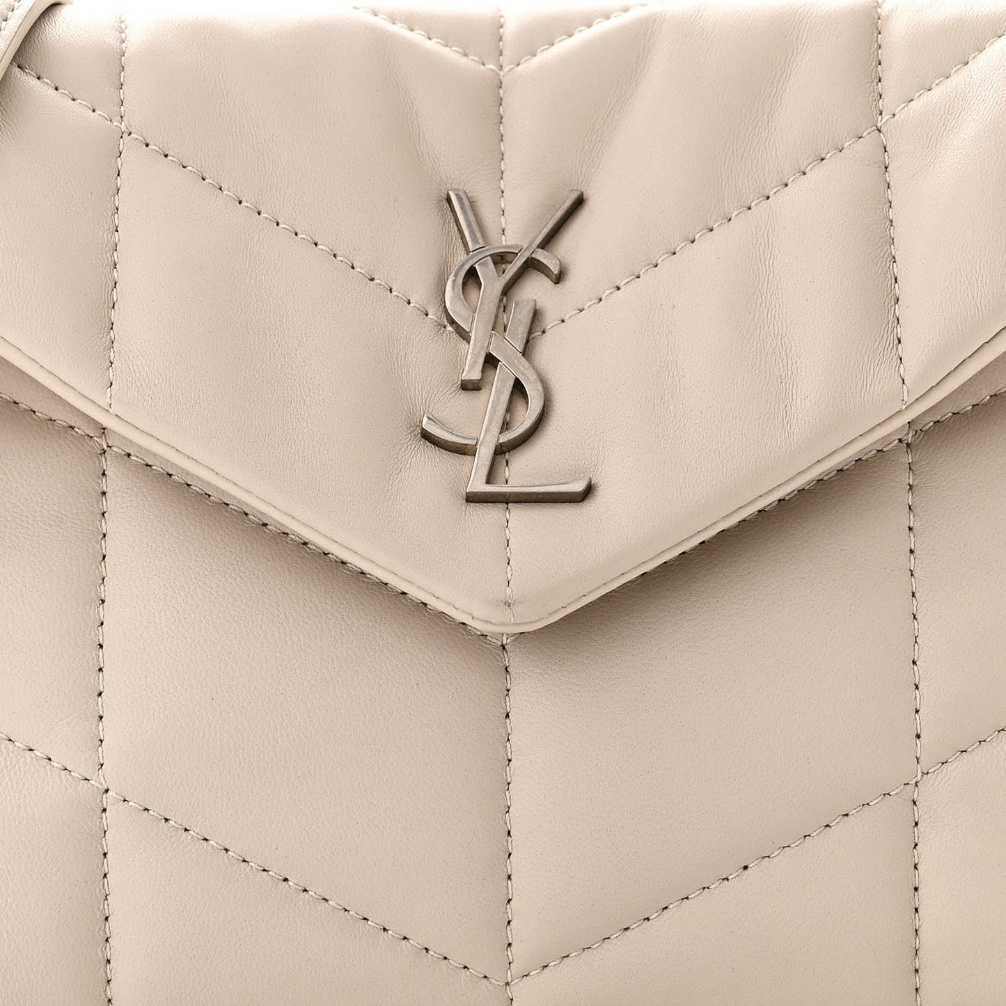 YSL QUILTED LAMBSKIN TOY LOULOU PUFFER SHOULDER BAG