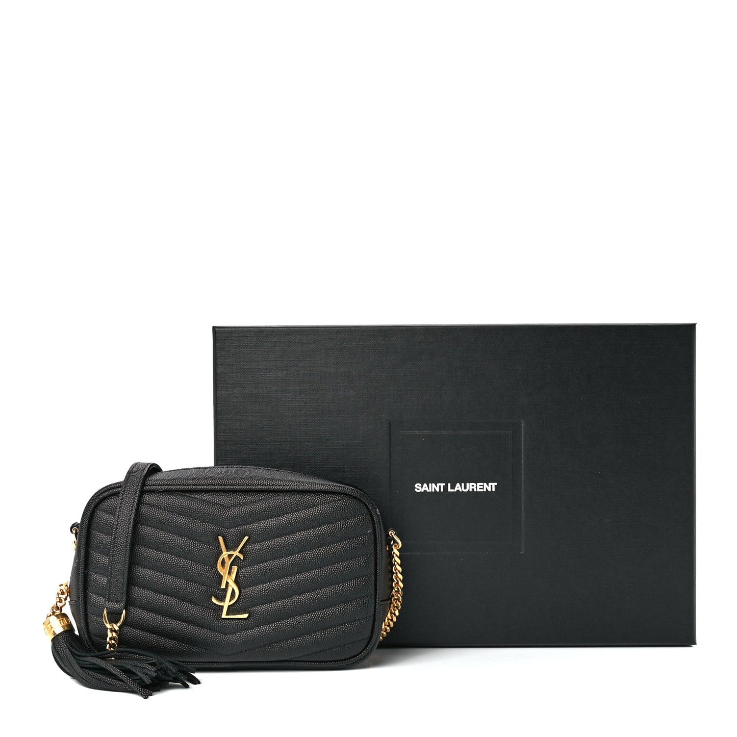 YSL LOU MINI GRAIN DE POUDRE CAMERA CROSSBODY BAG