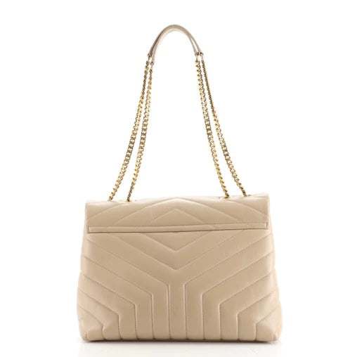 YSL LOULOU MATELASSE CHEVRON MEDIUM LEATHER BAG
