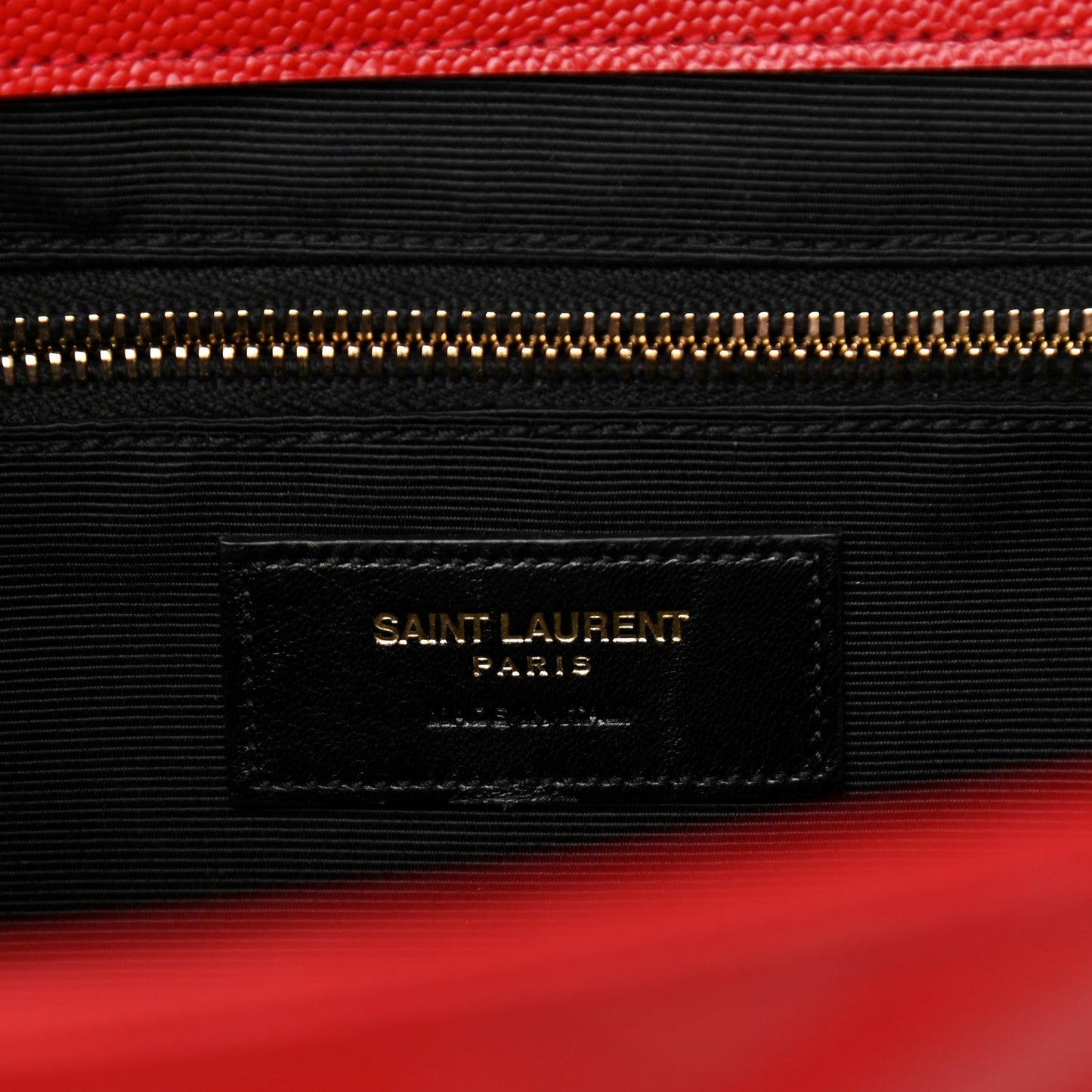 YSL CHEVRON MATELASSE MONOGRAM LARGE SATCHEL