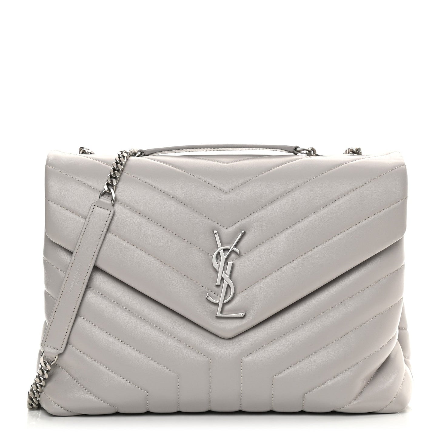 YSL MONOGRAM Y QUILTED CALFSKIN MATELASSE MEDIUM LOULOU SHOULDER BAG