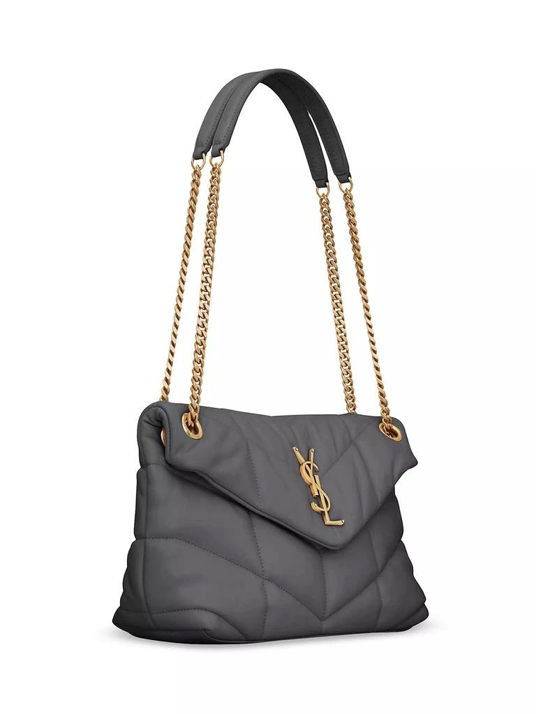 YSL PUFFER NAPPA LEATHER SMALL SHOULDER BAG