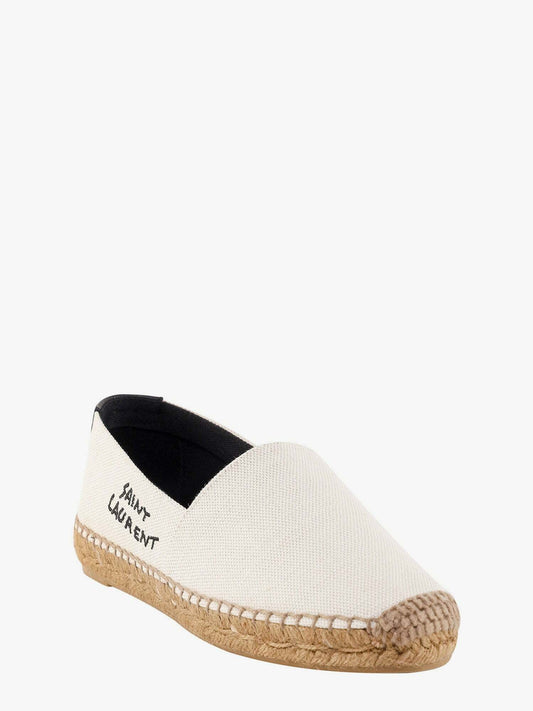 YVES SAINT LAURENT CANVAS LOGO ESPADRILLES
