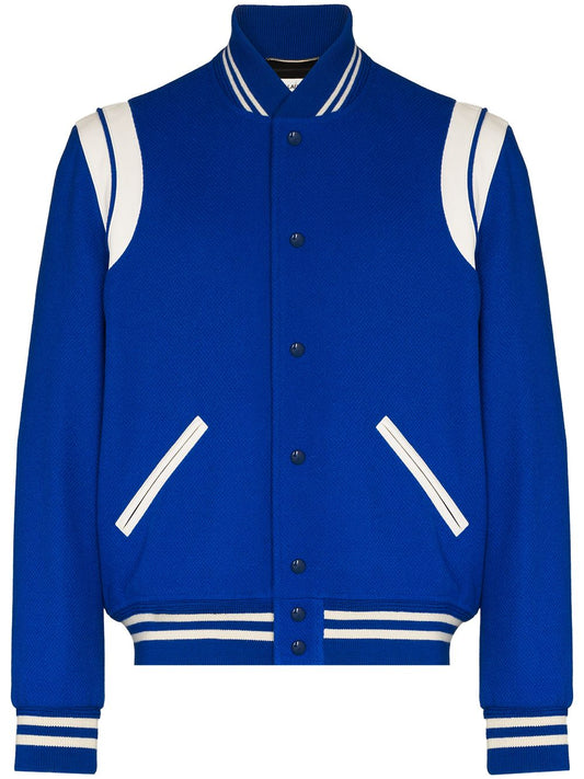 YVES SAINT LAURENT TEDDY VARSITY CLASSIC JACKET