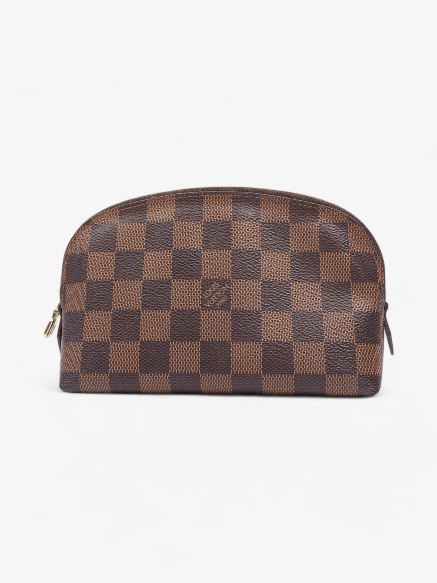 Louis Vuitton Pochette Cosmetic Damier Ebene Coated Canvas