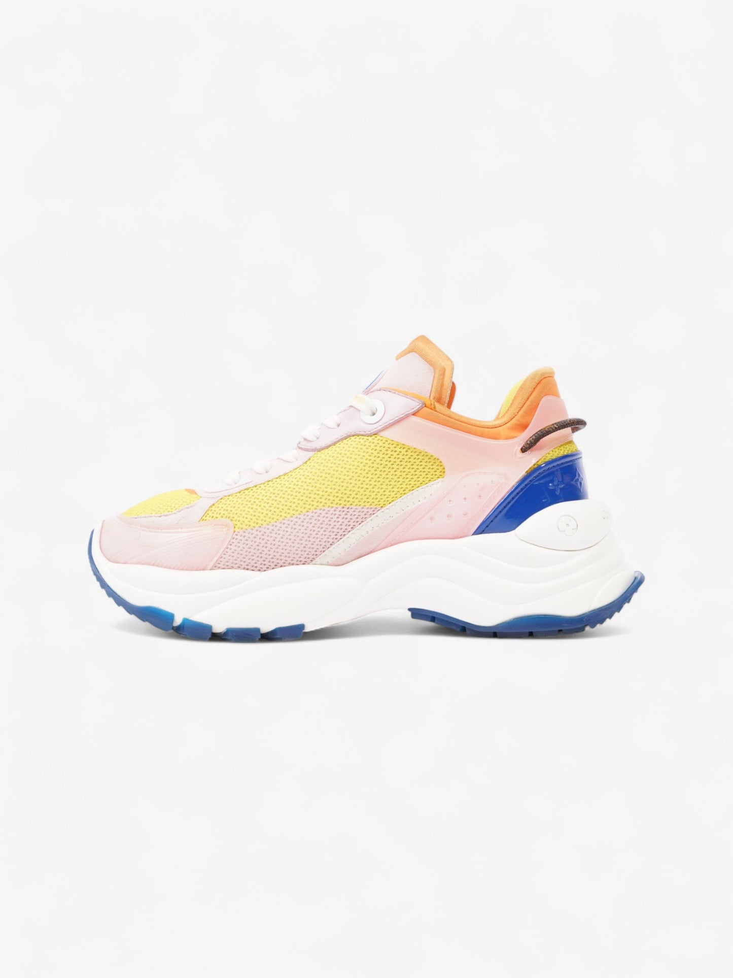 Louis Vuitton Run 55 Yellow / Pink / Orange Mesh EU 37 UK 4