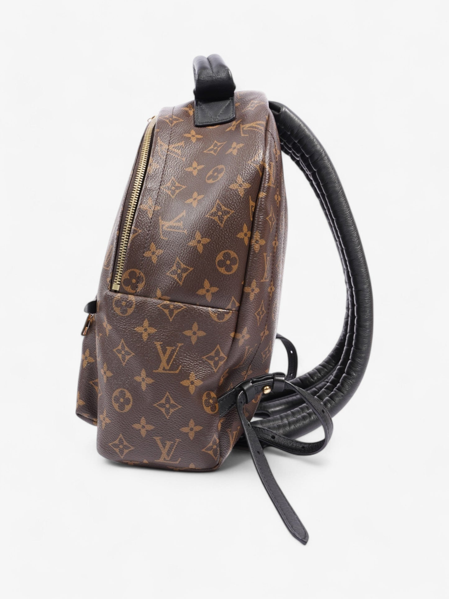 Louis Vuitton Palm Springs Monogram / Black Coated Canvas MM