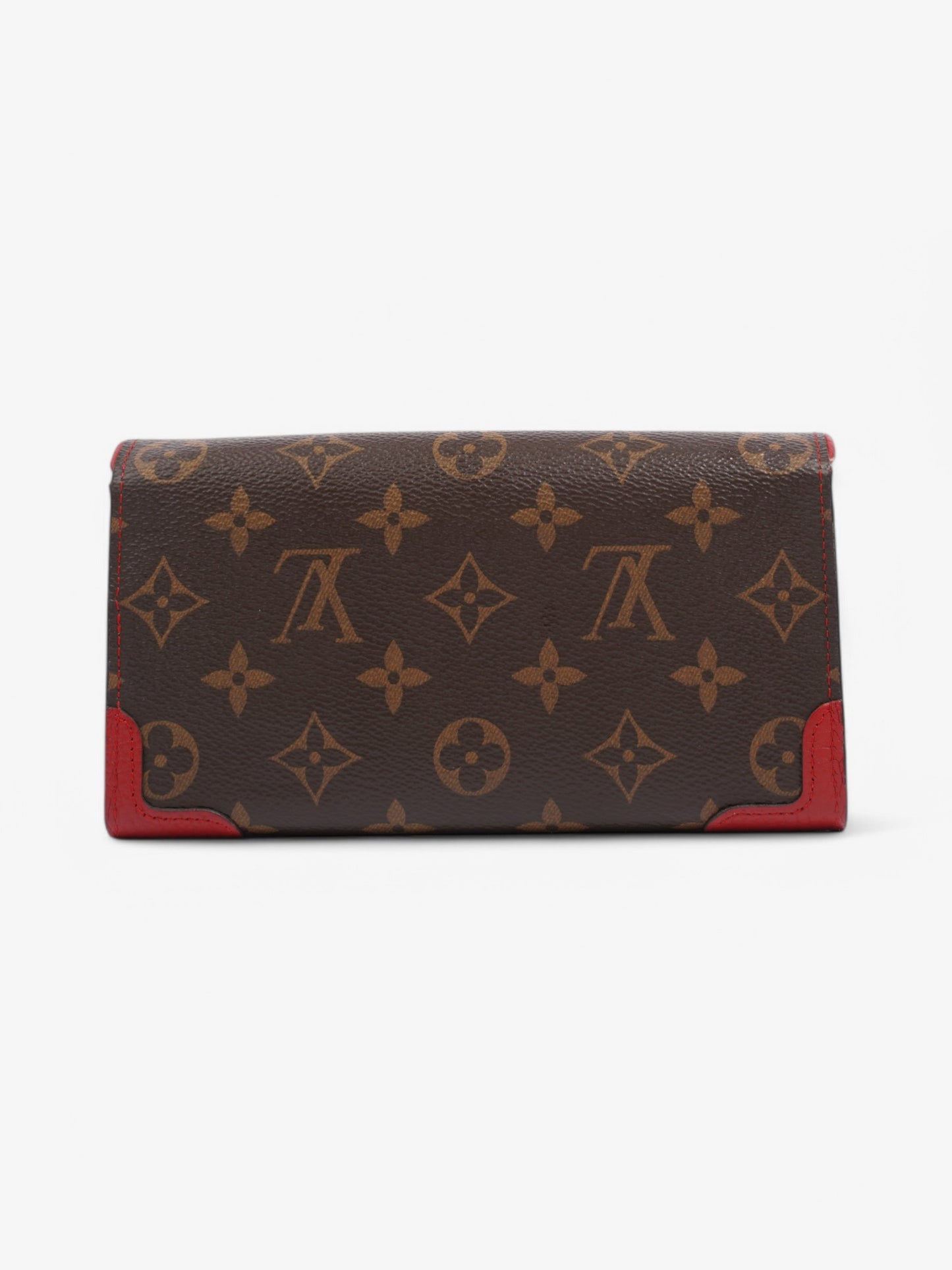 Louis Vuitton Sarah Wallet Monogram / Red Coated Canvas