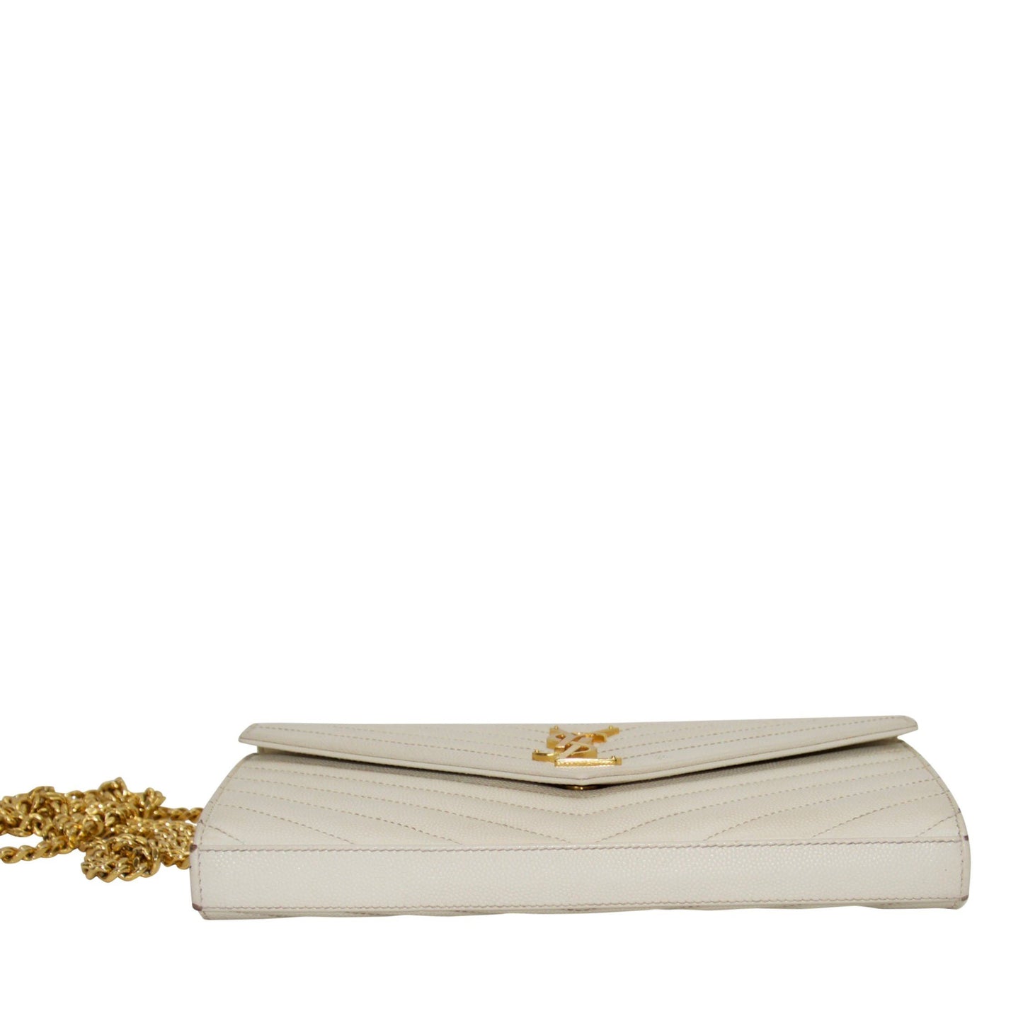Yves Saint Laurent Monogram Matelasse Chain Wallet