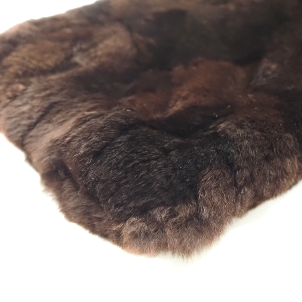CHANEL Scarf silk Brown Orirag Women
