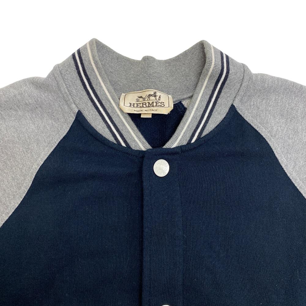 HERMES Blouson cotton gray Serie M