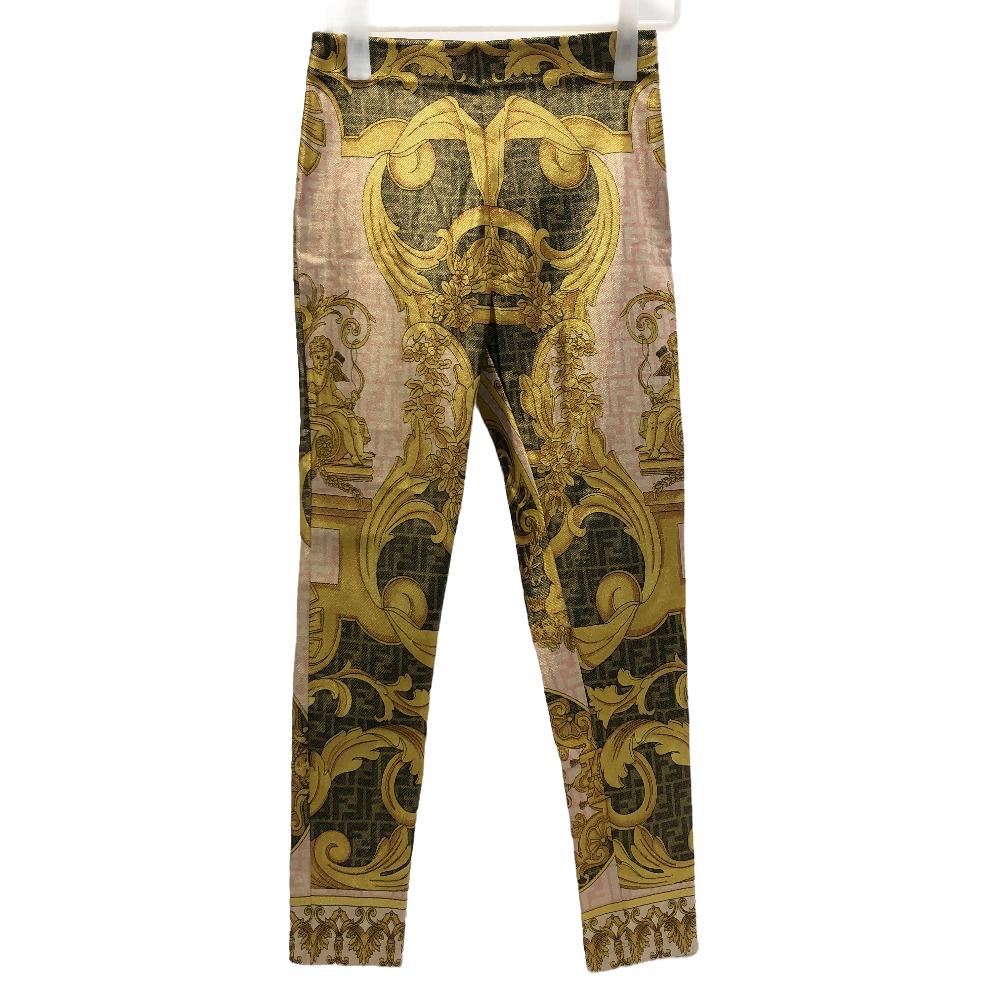 FENDI Pants Nylon gold fenderche Women 42