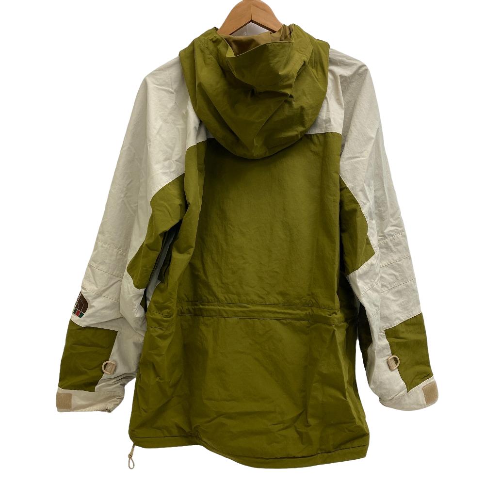 GUCCI Other outerwear Cotton denim, nylon White x brown The North Face Hoodie mens M