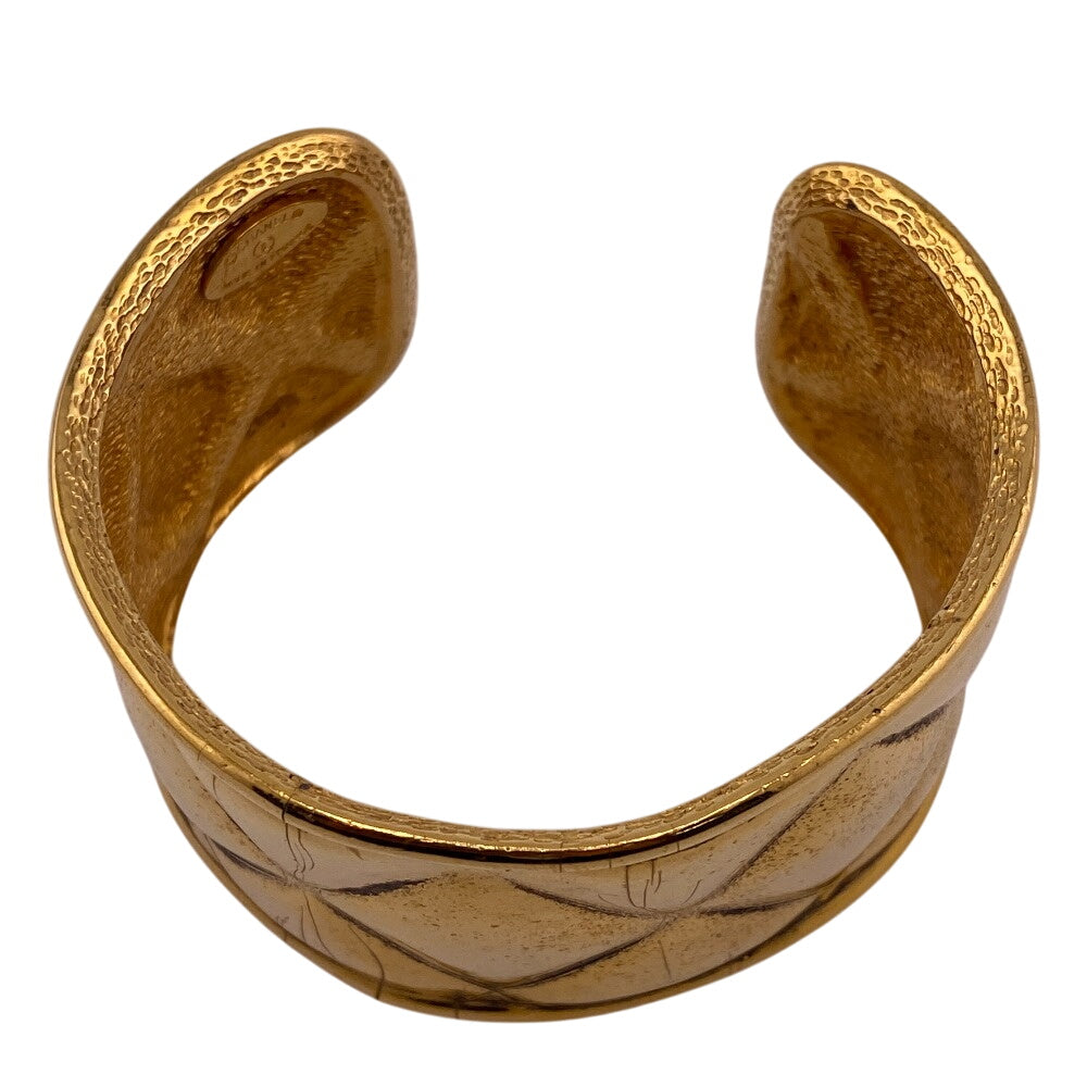 CHANEL Bangle Gold Plated gold Matrasse COCO Mark Women