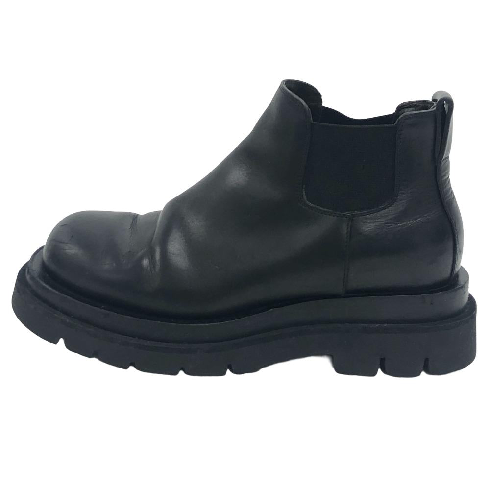 BOTTEGAVENETA boots leather black Side gore boots Rug Women 36