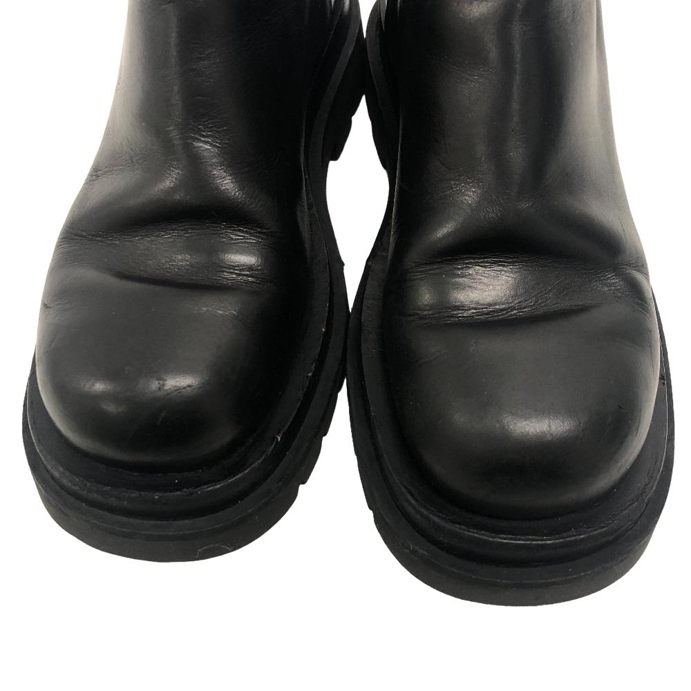 BOTTEGAVENETA boots leather black Side gore boots Rug Women 36