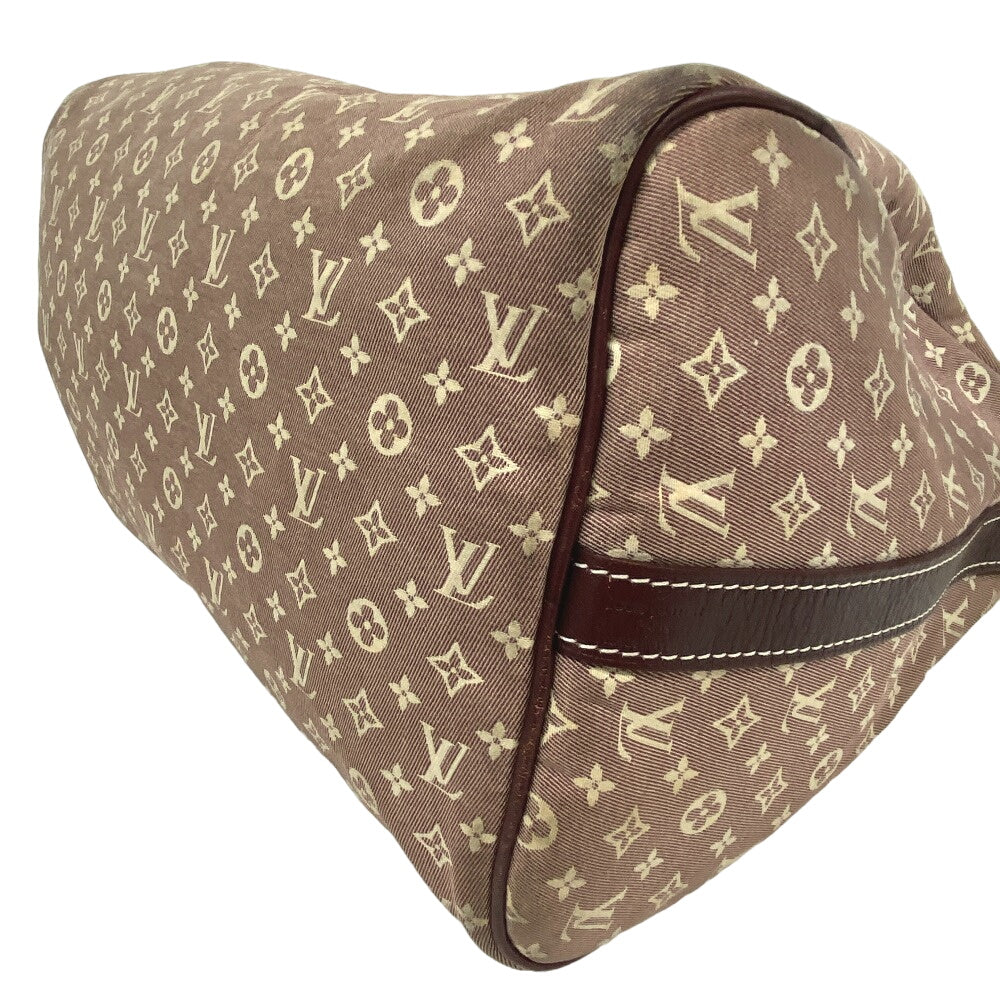 LOUIS VUITTON Handbag M56704 Leather, Canvas sepia Women