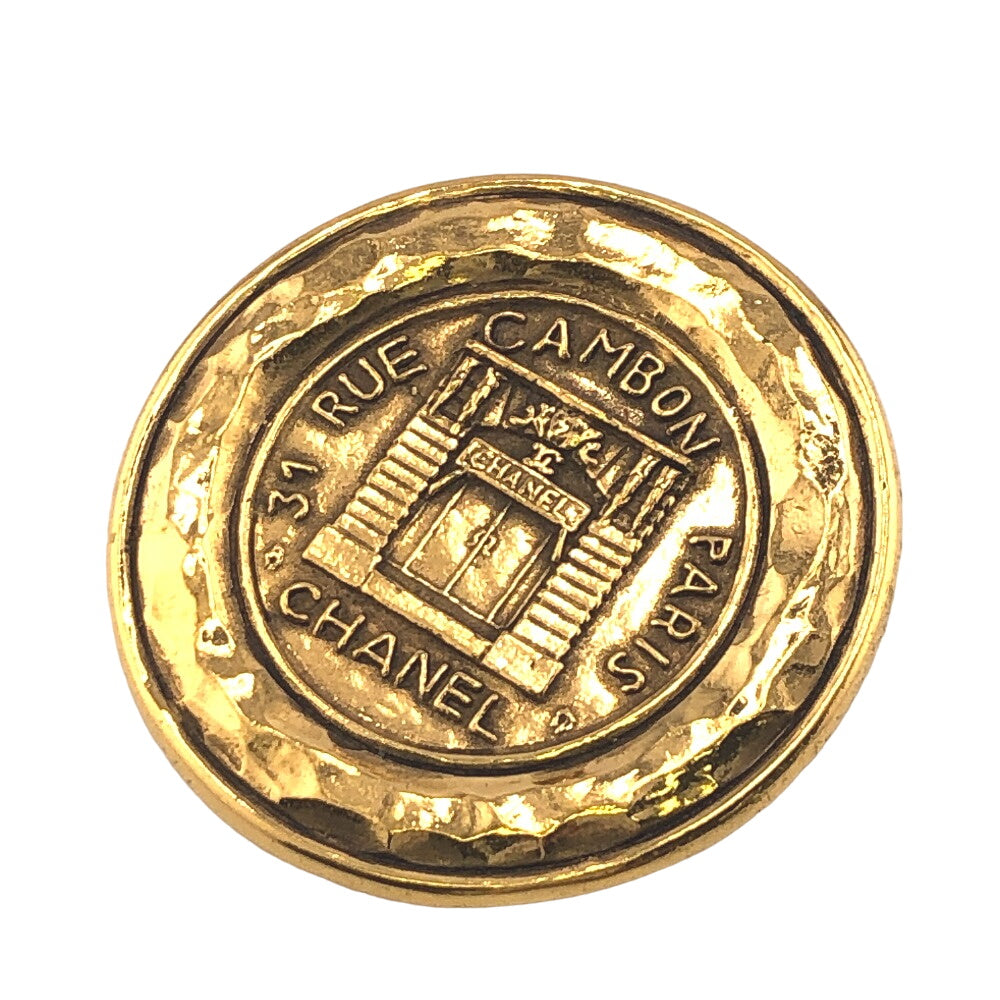 CHANEL Brooch Gold Plated gold 31 RUE CAMBON 1150 Women