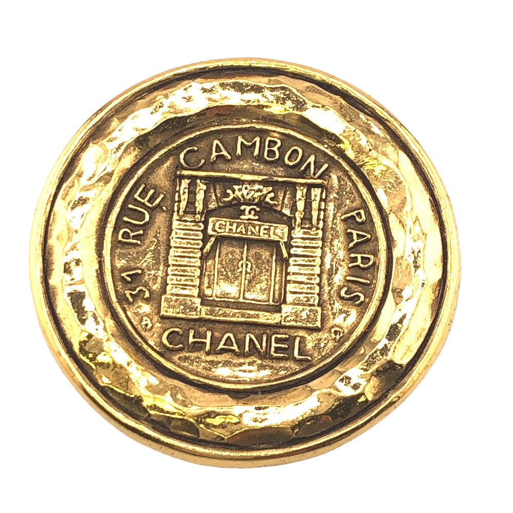 CHANEL Brooch Gold Plated gold 31 RUE CAMBON 1150 Women