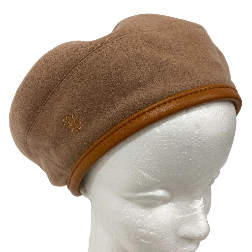 HERMES beret Brown diamond Brown Serie Women(Unisex) 57