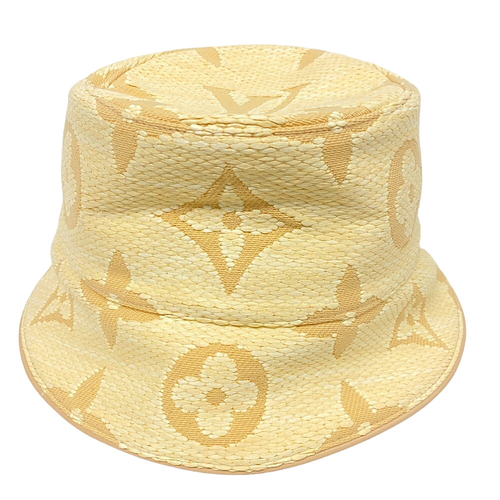 LOUIS VUITTON hat MV0273 Cotton, Rayon beige Bucket hat Women