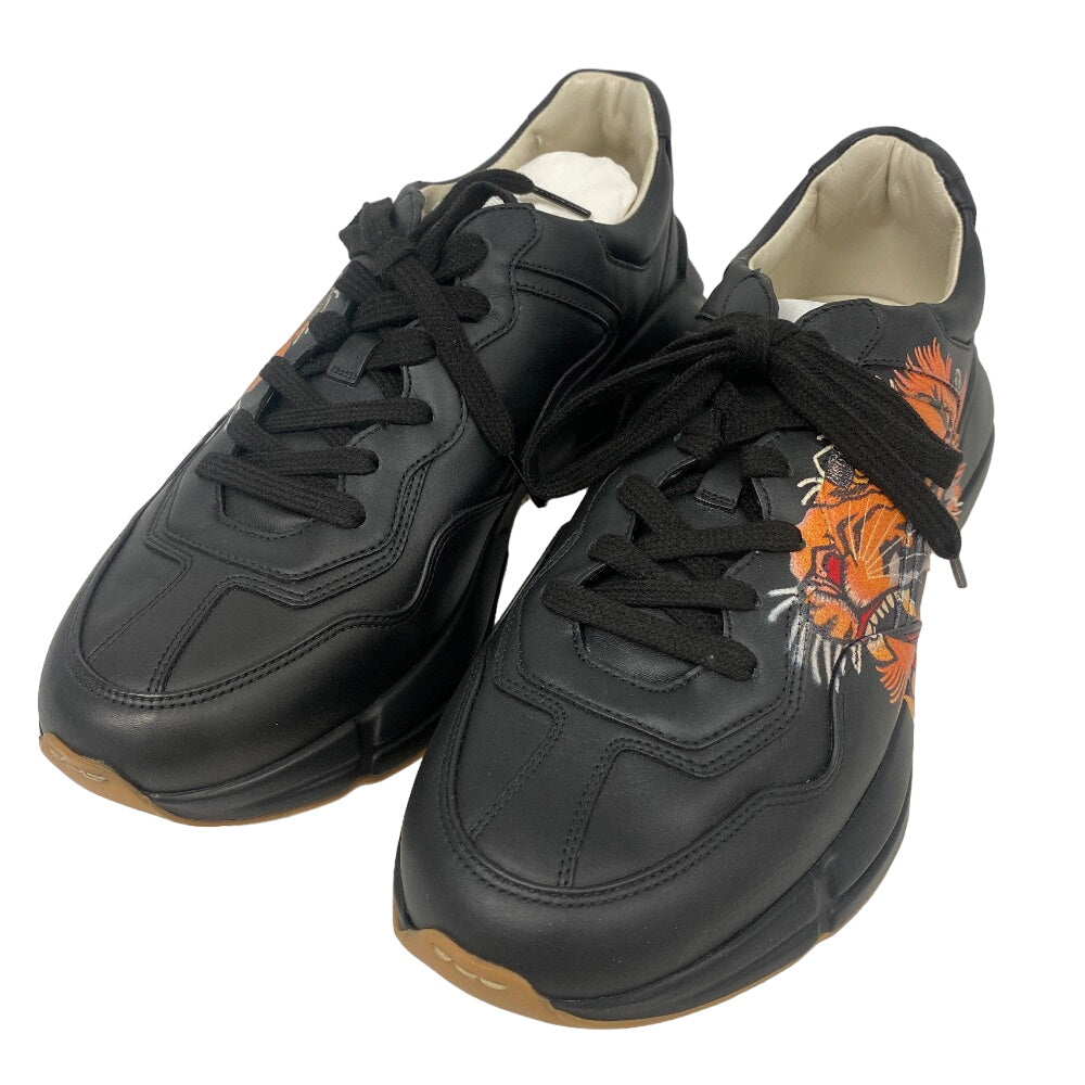GUCCI sneakers 548635 leather black Ryton mens 9