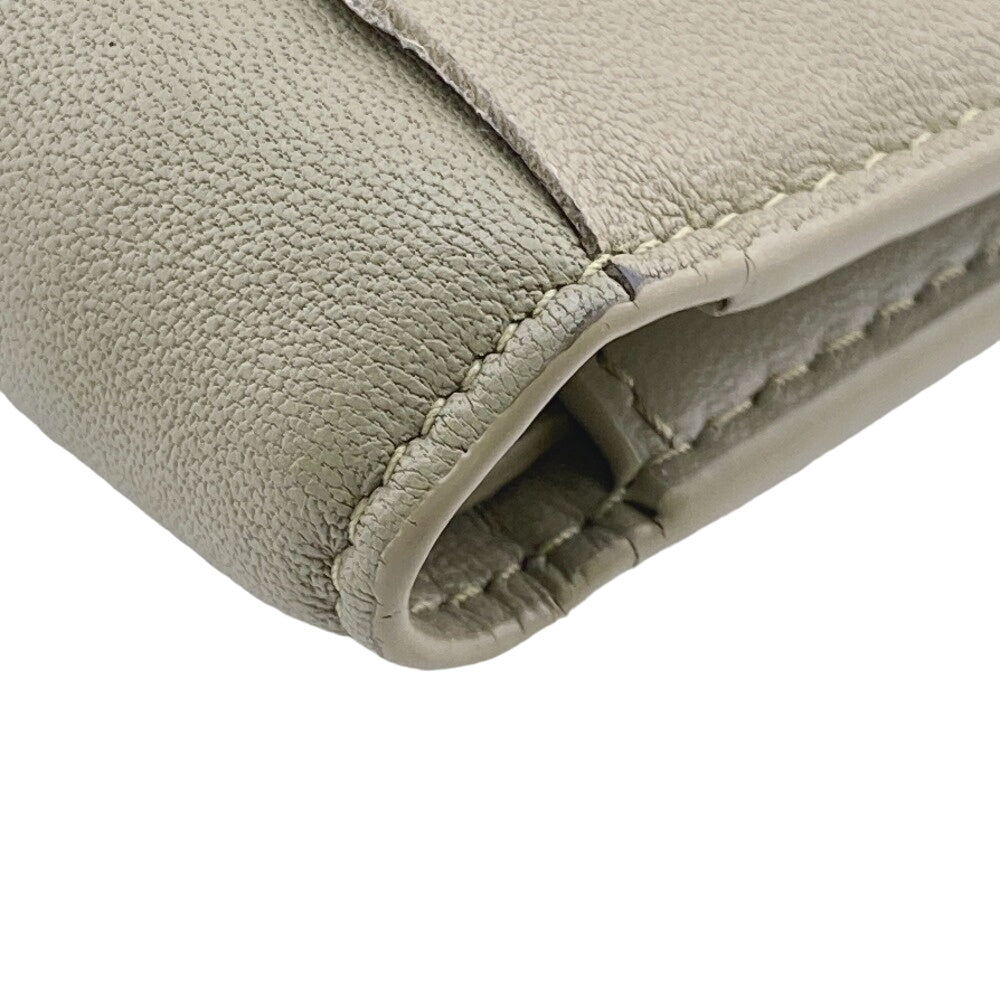 BOTTEGAVENETA Bifold Wallet leather green MAXI INTRECCIATO Women