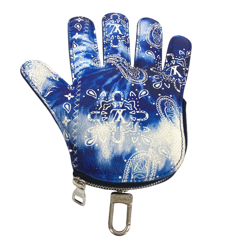 LOUIS VUITTON Pouch M81410 PVC blue Monogram HIGH 5 mens