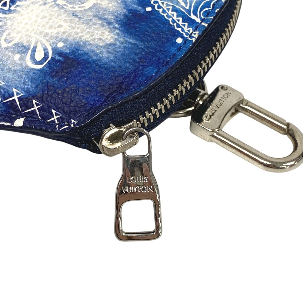 LOUIS VUITTON Pouch M81410 PVC blue Monogram HIGH 5 mens