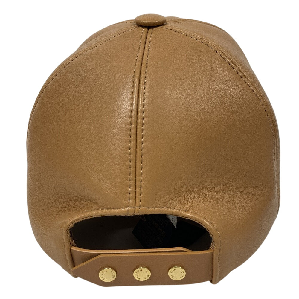 LOUIS VUITTON cap M7005M lambskin Brown Cap Cruiser mens(Unisex)