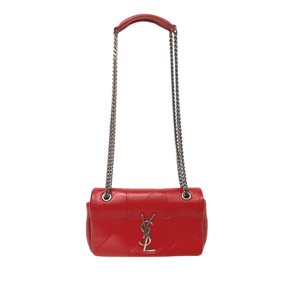 SAINT LAURENT PARIS Shoulder Bag 515820 leather Red Jamie Women