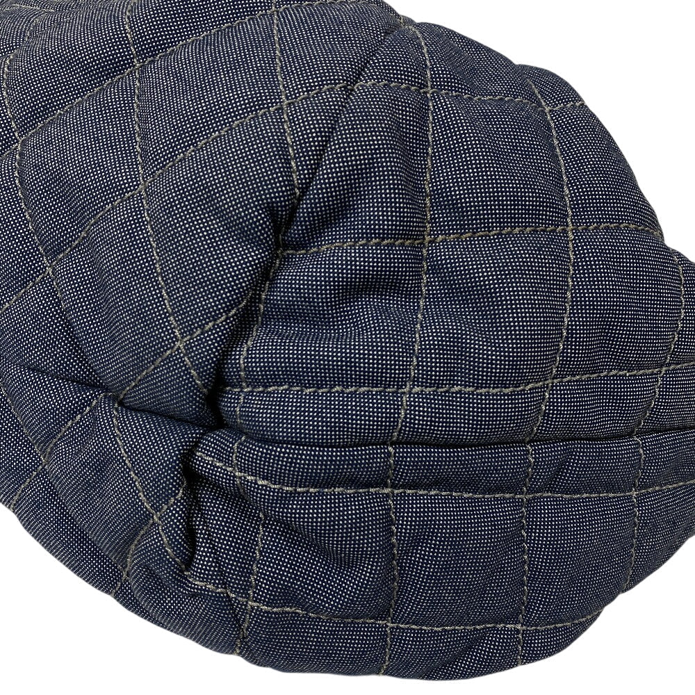 CHANEL Shoulder Bag canvas blue Coco Cabas Women