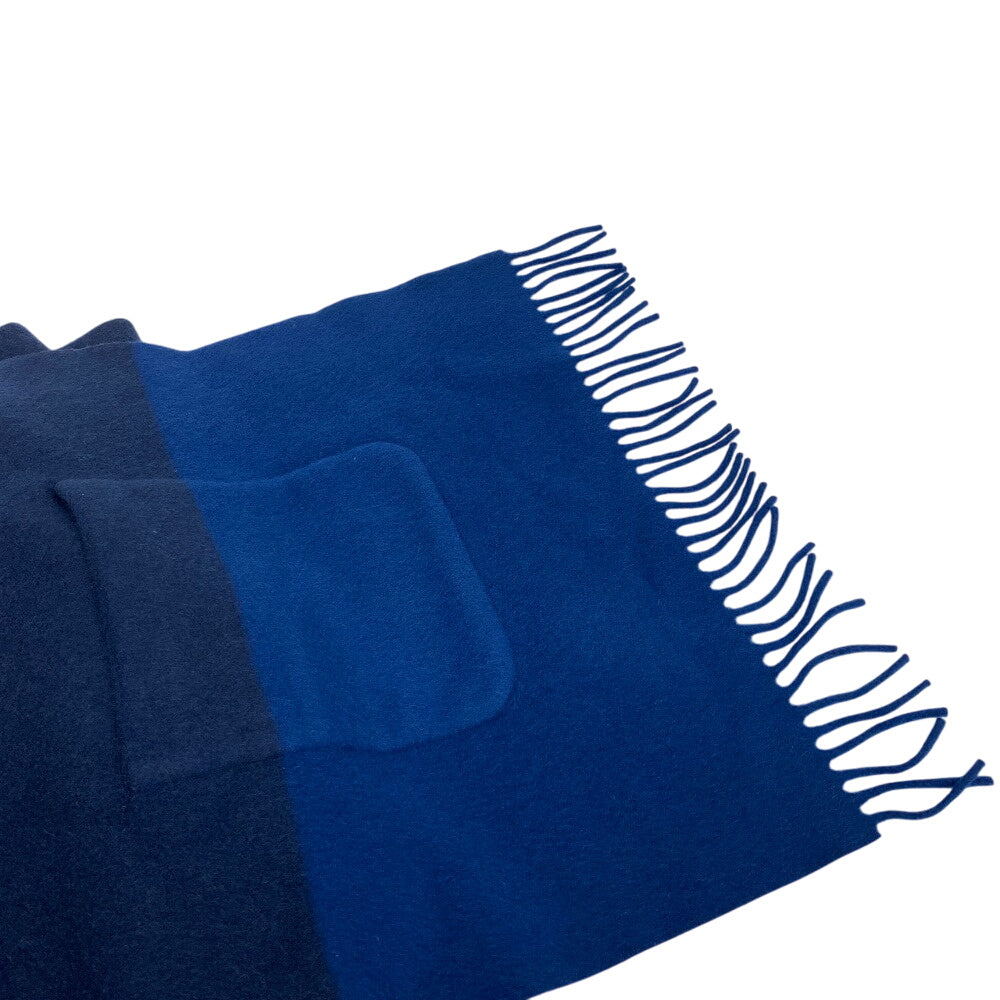 HERMES Scarf H259096S cashmere Navy 22AW Alumet Women