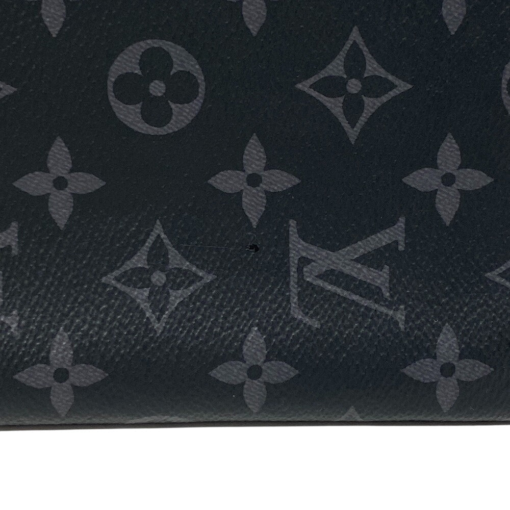 LOUIS VUITTON Briefcase GI0273 leather black Documents case Monogram Eclipse Portodocument Frank GM mens