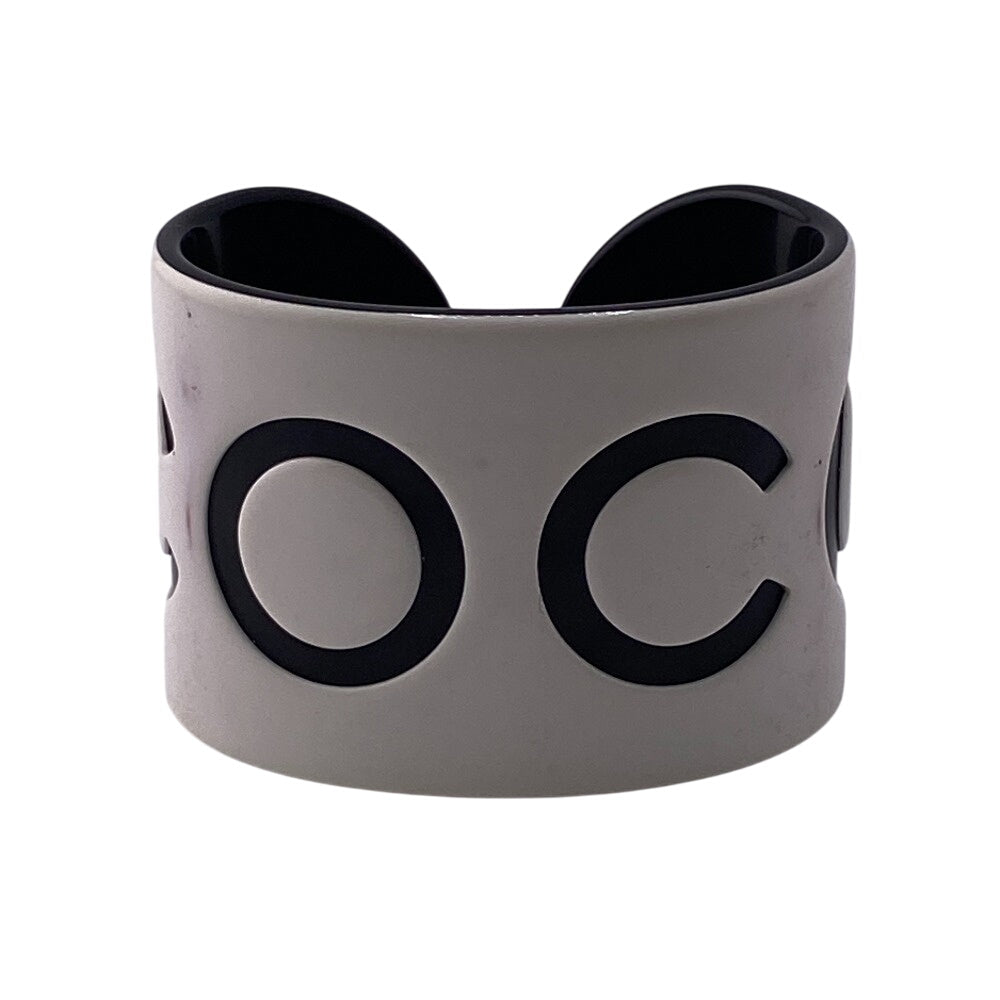 CHANEL Bangle plastic white 02P