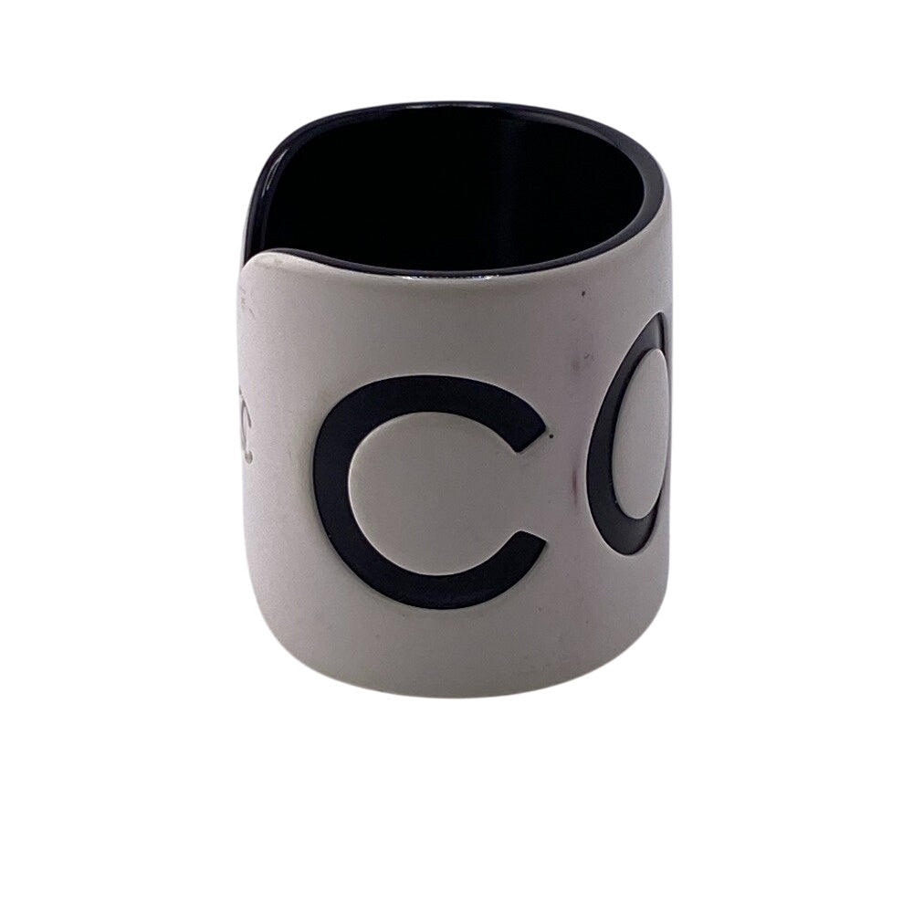 CHANEL Bangle plastic white 02P