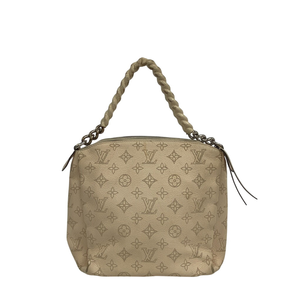 LOUIS VUITTON Handbag M51767 Mahina cream Mahina BabyloneChainBB Women
