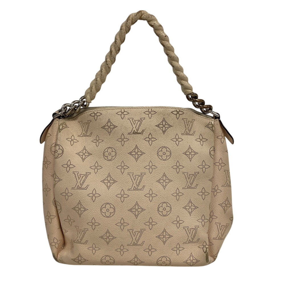 LOUIS VUITTON Handbag M51767 Mahina cream Mahina BabyloneChainBB Women