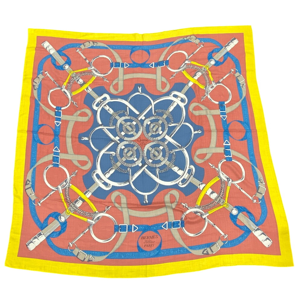 HERMES Stall Cashmere, Silk multicolor Caregean Eperon d'or golden spurs Women