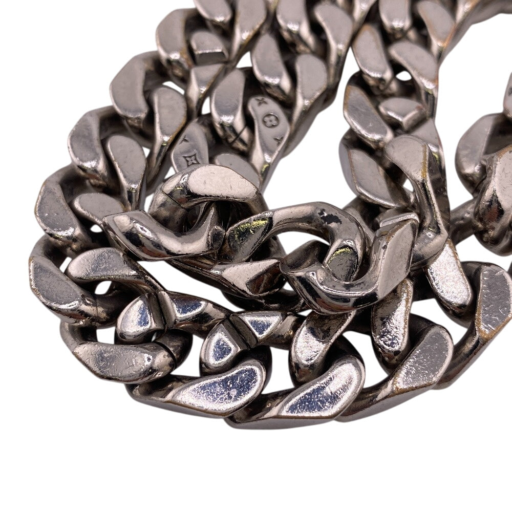 LOUIS VUITTON Necklace M69987 metal Silver Collier LVChain Links