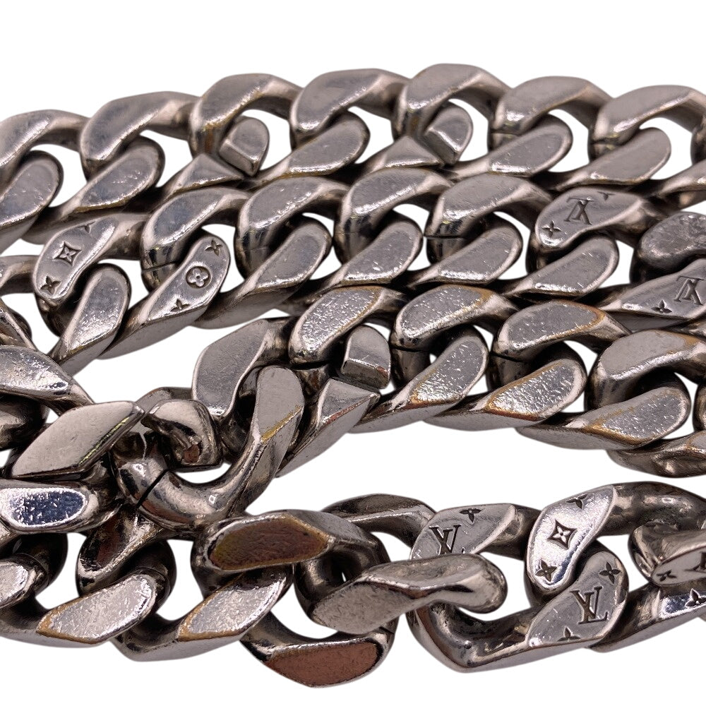 LOUIS VUITTON Necklace M69987 metal Silver Collier LVChain Links