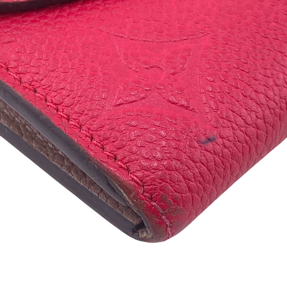 LOUIS VUITTON Long Wallet Purse M62371 Monogram Ann Platt pink Portefeuille Emily