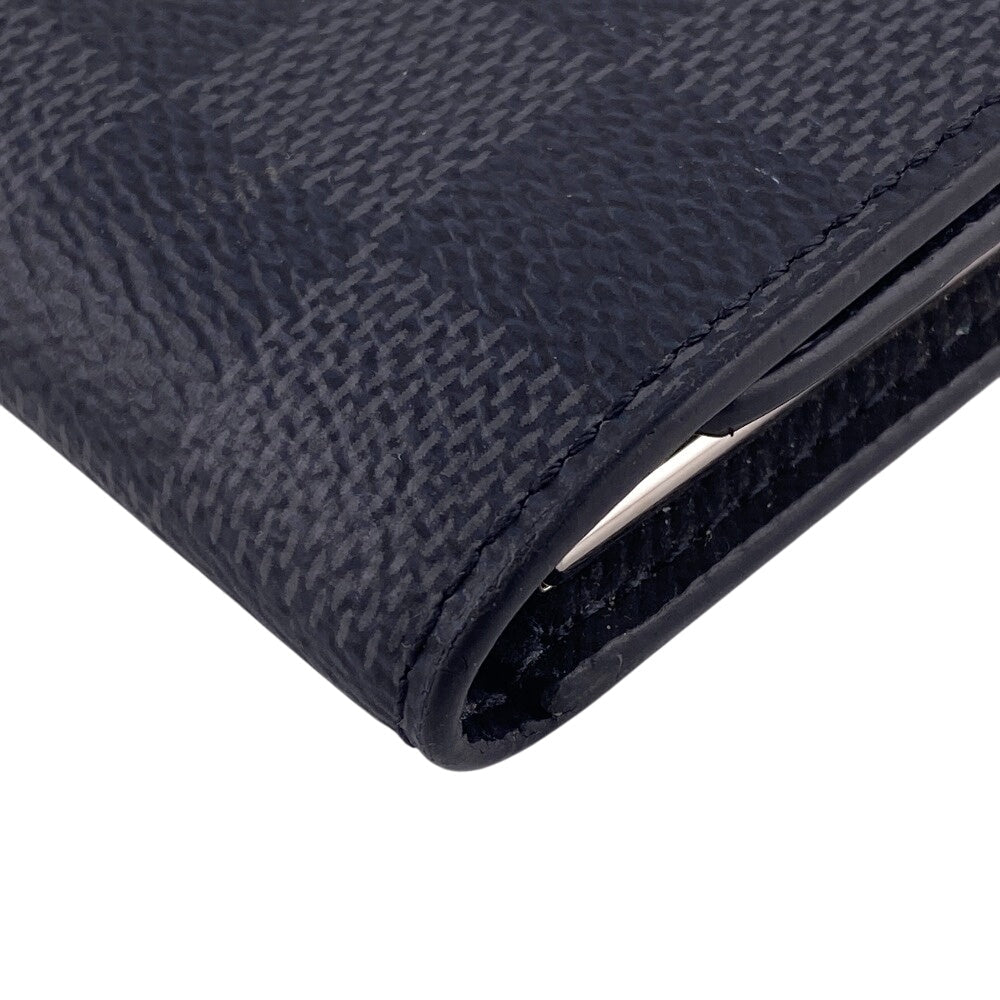 LOUIS VUITTON Key case Key holder  N62662 Damier Graphite , Leather gray Damier Grafitte Multicles6 Women(Unisex)