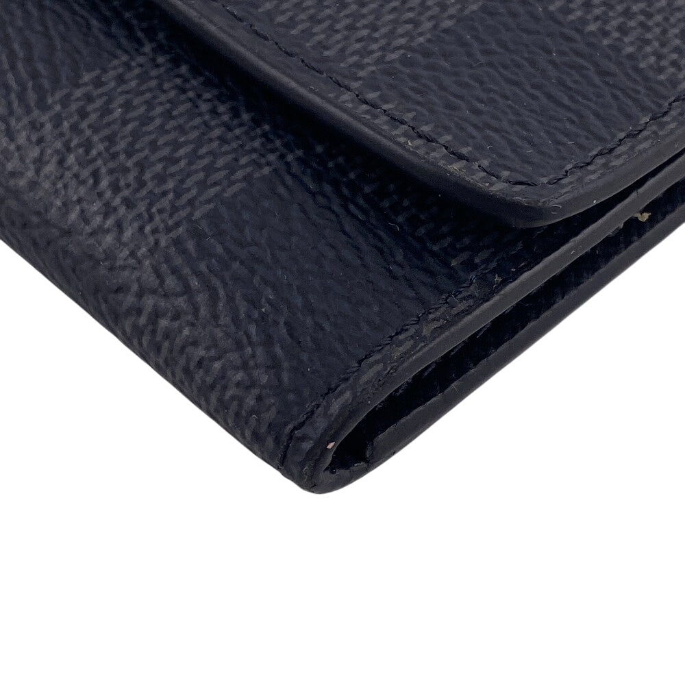 LOUIS VUITTON Key case Key holder  N62662 Damier Graphite , Leather gray Damier Grafitte Multicles6 Women(Unisex)