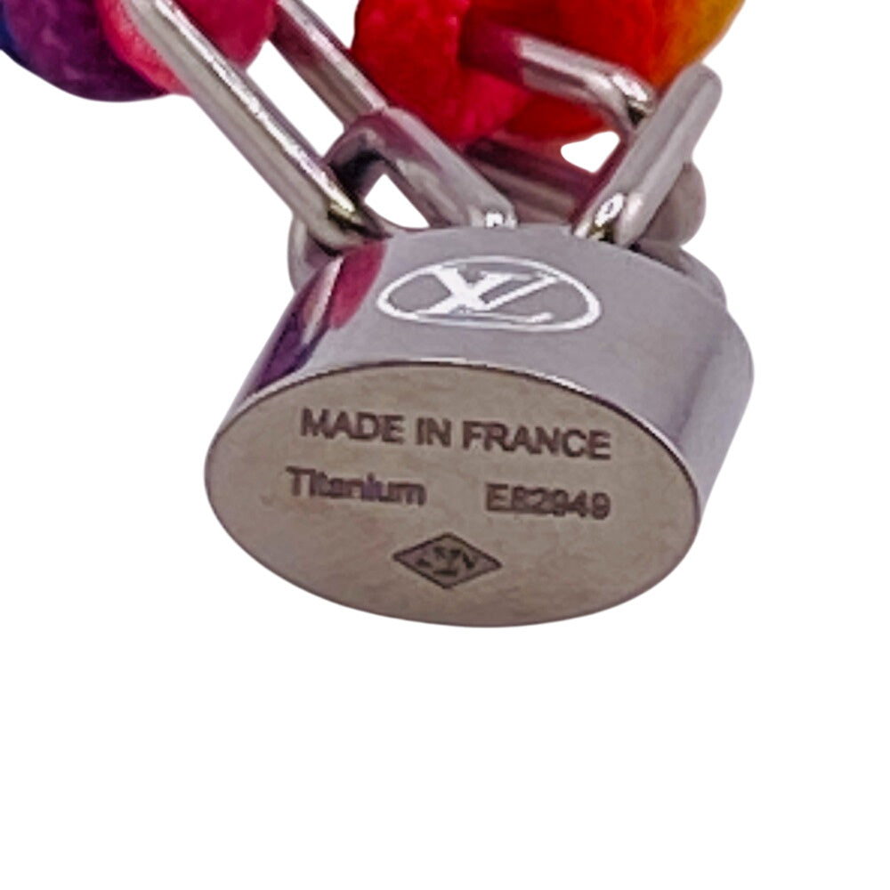LOUIS VUITTON bracelet Q05269 Polyester, Titanium Rainbow Lockit Virgil Abloh Women(Unisex)