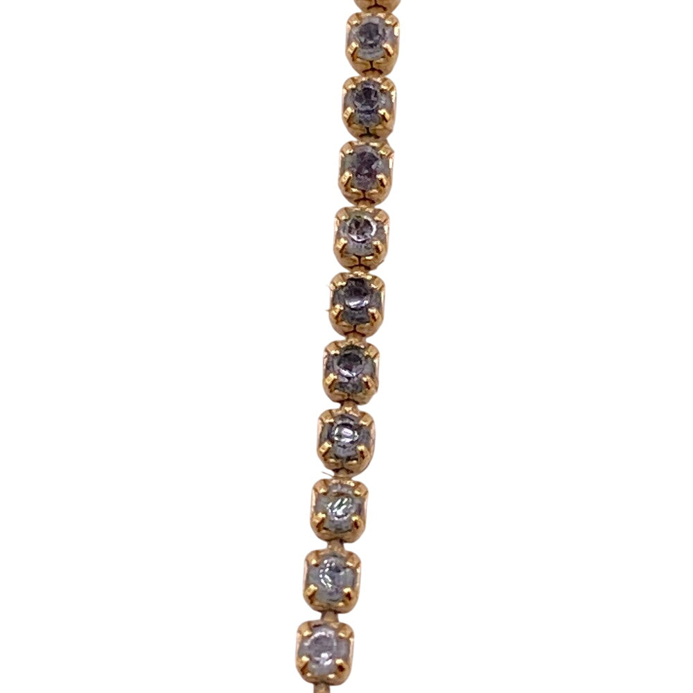 CELINE Necklace Metal, Stone gold Triomphe Sparkle Women